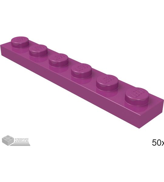 LEGO 3666 Magenta 50 stuks