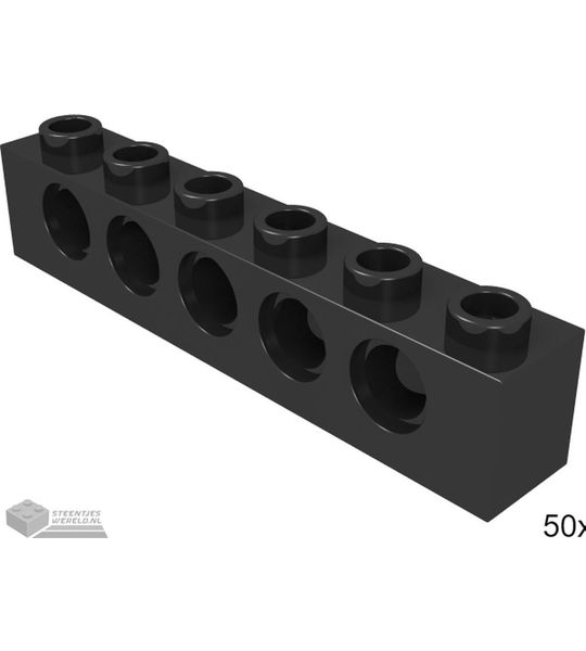 LEGO 3894 Zwart 50 stuks