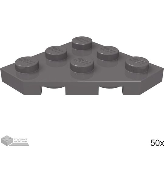 LEGO 2450 Donker blauwgrijs 50 stuks