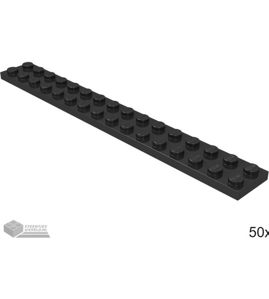 LEGO 4282 Zwart 50 stuks