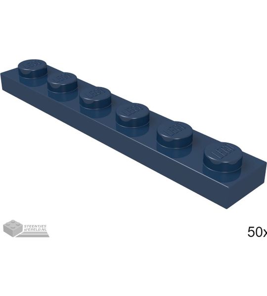 LEGO 3666 Donkerblauw 50 stuks