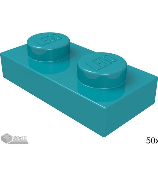 LEGO 3023 Donker Turquoise 50 stuks