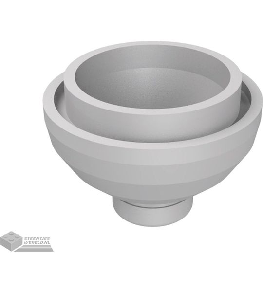 LEGO 15395 Plat zilver 50 stuks