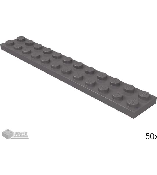 LEGO 2445 Donker blauwgrijs 50 stuks