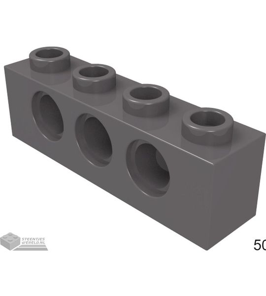 LEGO 3701 Donker blauwgrijs 50 stuks