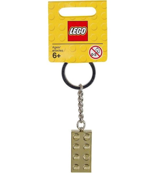 LEGO 850808 Gouden 2X4 Steen Sleutelhanger
