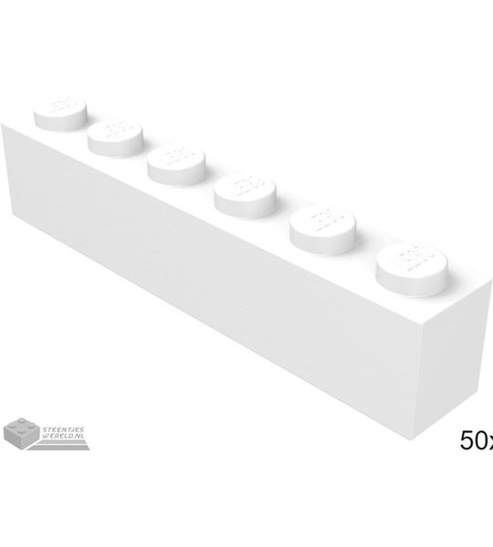 LEGO 3009 Wit 50 stuks