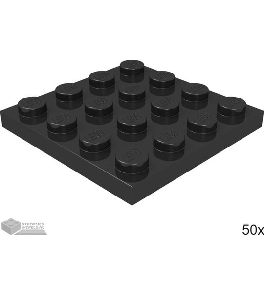 LEGO 3031 Zwart 50 stuks