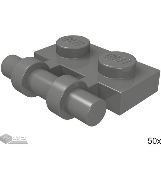 LEGO 2540 Donkergrijs 50 stuks
