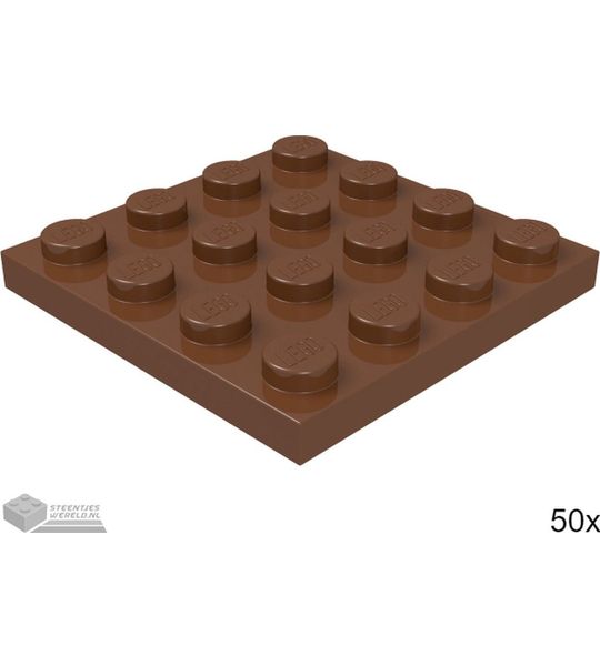 LEGO 3031 Roodbruin 50 stuks