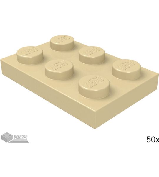 LEGO 3021 Tan 50 stuks