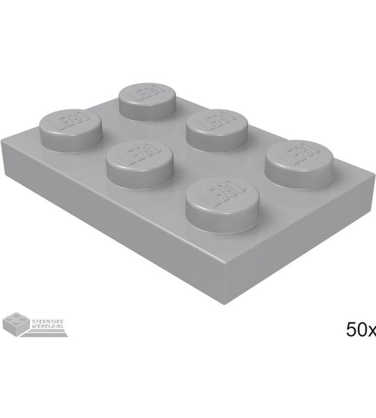 LEGO 3021 Licht blauwgrijs 50 stuks