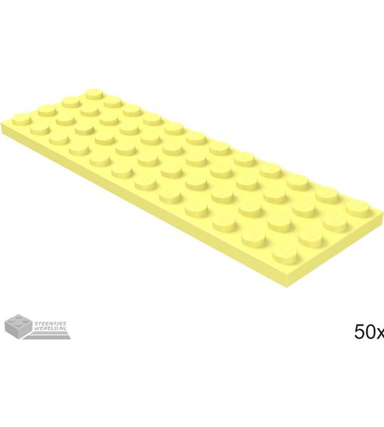 LEGO 3029 Fel lichtgeel 50 stuks