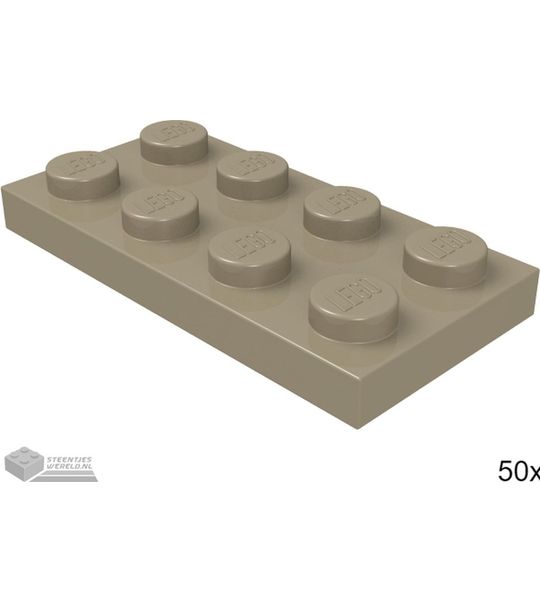 LEGO 3020 Donker tan 50 stuks