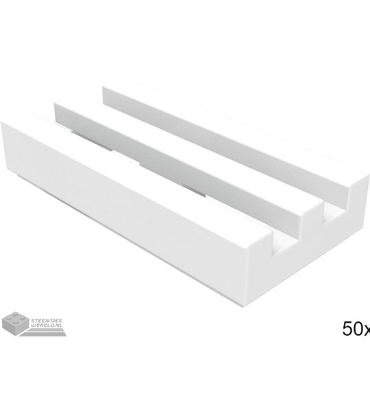 LEGO 2412b Wit 50 stuks