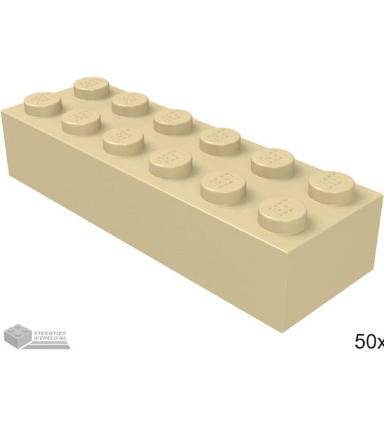 LEGO 2456 Tan 50 stuks