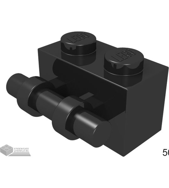 LEGO 30236 Zwart 50 stuks