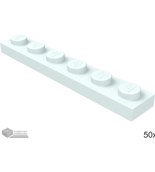 LEGO 3666 Licht aqua 50 stuks