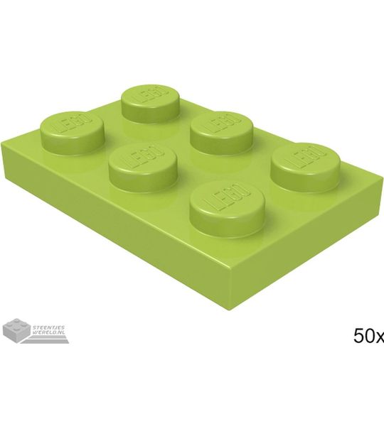 LEGO 3021 Lime 50 stuks