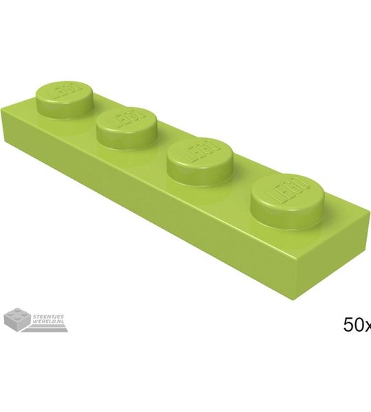 LEGO 3710 Lime 50 stuks