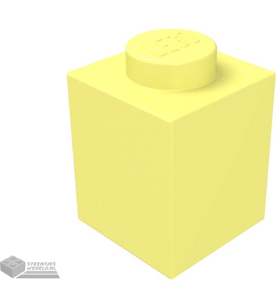 LEGO 3005 Fel lichtgeel 50 stuks