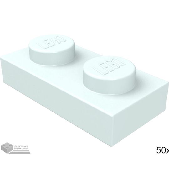 LEGO 3023 Licht aqua 50 stuks