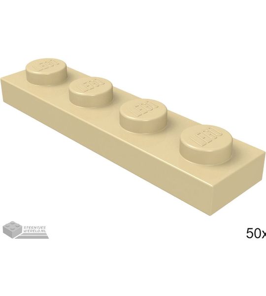 LEGO 3710 Tan 50 stuks