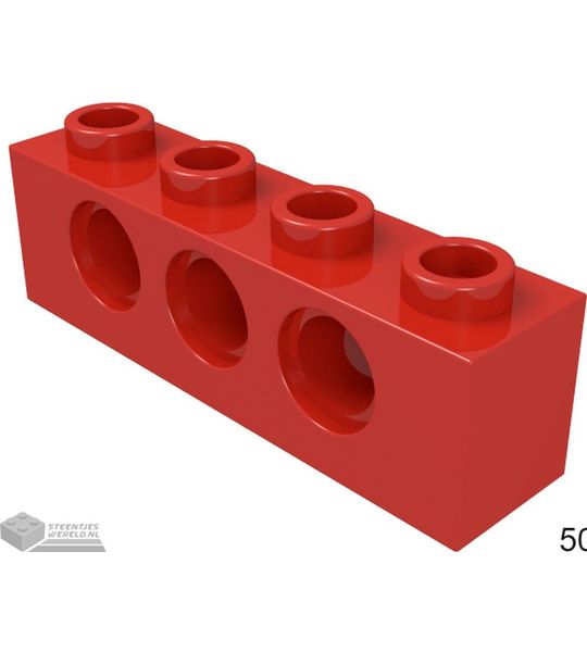 LEGO 3701 Rood 50 stuks