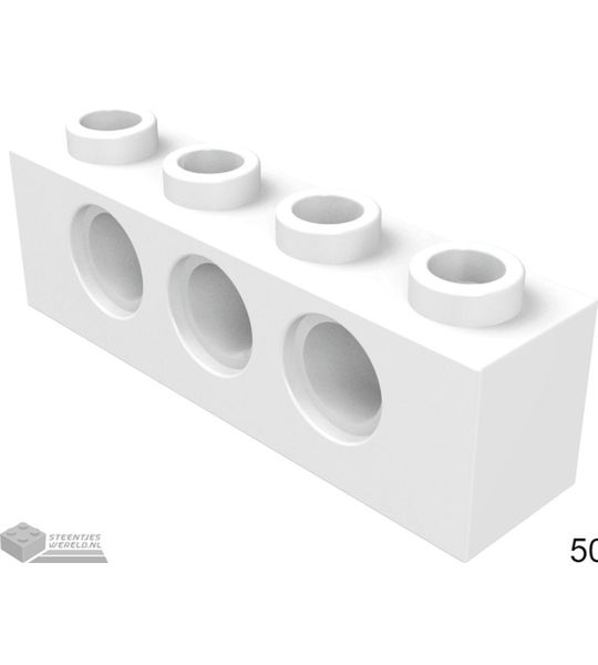 LEGO 3701 Wit 50 stuks
