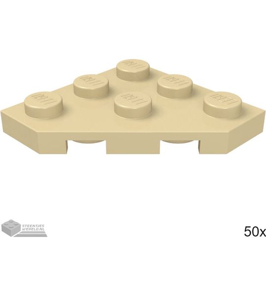 LEGO 2450 Tan 50 stuks
