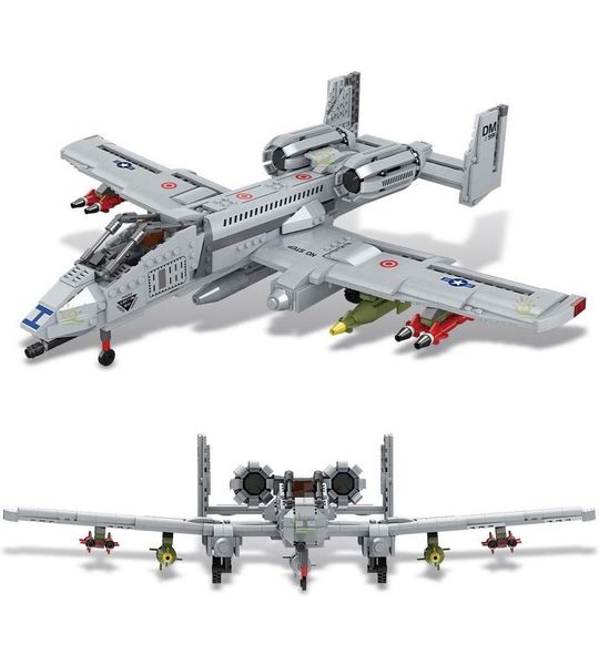 Straaljager (extra groot) | Gevechtsvliegtuig | Raketwerper | Army Aircraft | Military Plane | Anti Aircraft | Soldaten | Militair | Oorlog | Technic | Creator | 1050 Onderdelen | Geschikt voor LEGO