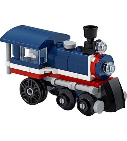 LEGO Creator - Trein - Blauw / Rood - Kunststof - Speelgoed - 6+
