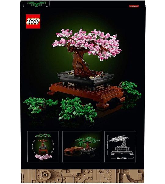 LEGO 10281 Bonsaiboom, Kunstmatige Plantenset voor Volwassenen Knutselen, Kamerdecoratie, Cadeau-idee, Vrouwen en Mannen, Plantenverzameling, Home Deco
