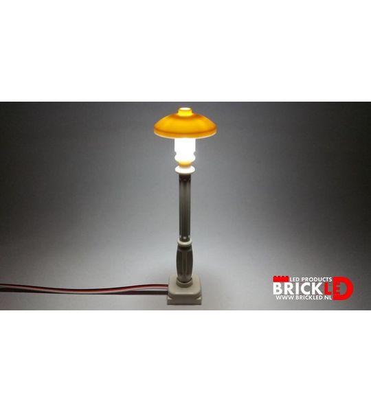 BrickLED 2 x Lantaarn Klassiek wit - Wit koud - Verlichting voor LEGO