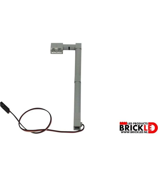 BrickLED 2 x Lantaarn Modern - Wit koud - Verlichting voor LEGO