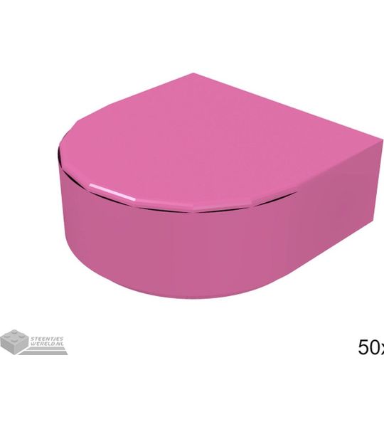 LEGO 24246 Donkerroze 50 stuks