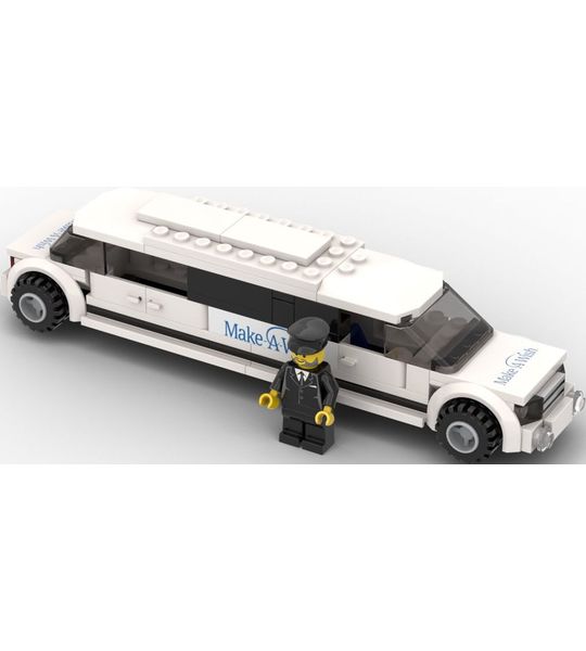 Bedrukjeblokje LEGO Make-A-Wish Liefste wens limousine met chauffeur