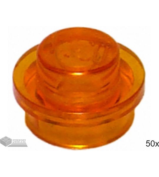 LEGO 4073 Doorzichtig oranje 50 stuks