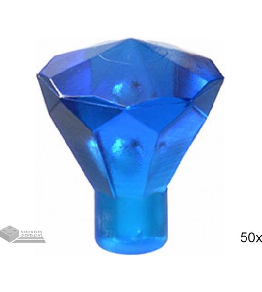 LEGO 30153 Doorzichtig donkerblauw 50 stuks