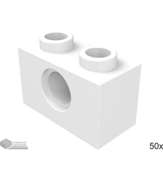 LEGO 3700 Wit 50 stuks