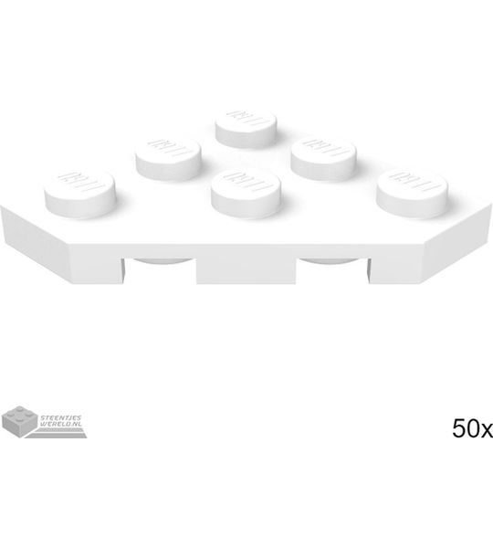 LEGO 2450 Wit 50 stuks