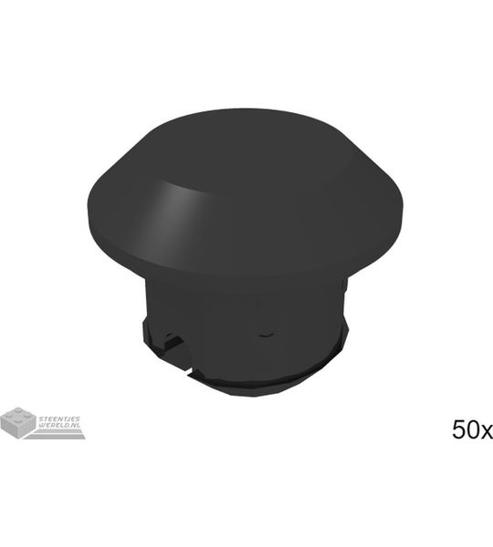 LEGO 24375 Zwart 50 stuks