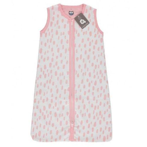 Slaapzak Zomer Briljant Baby Dots White/Powder Pink 70cm