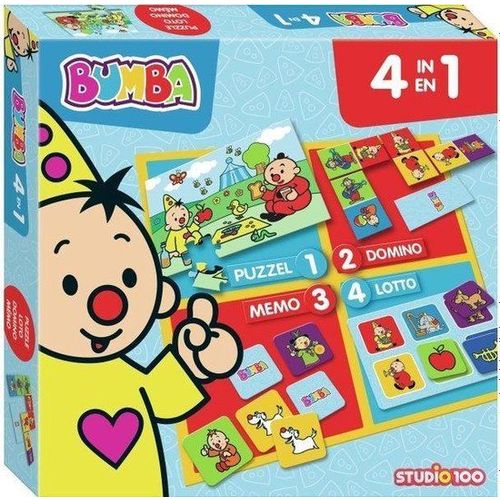 Bumba - Bordspel - 4 in 1 - puzzel, lotto, domino en memo